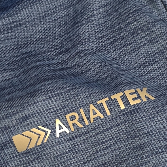 Ariat Proud Shield Charger Tee – Monaco Blue – Size Medium - Picture 2 of 7